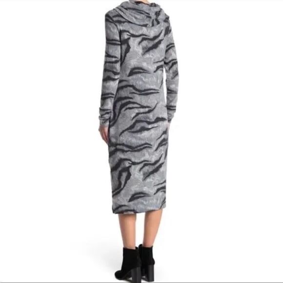 NWT Catherine malandrino cowl neck midi dress xs - Picture 3 of 15